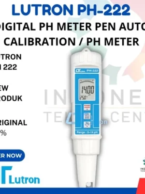LUTRON PH-222 Digital pH Meter Pen Auto Calibration | Alat Ukur pH