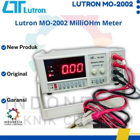 Lutron MO-2002 MilliOHm Meter – Alat Ukur Resistansi Rendah Profesional Lutron MO-2002 MilliOHm Meter – Alat Ukur Resistansi Rendah Profesional