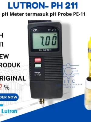 LUTRON PH-211 pH Meter termasuk pH Probe PE-11