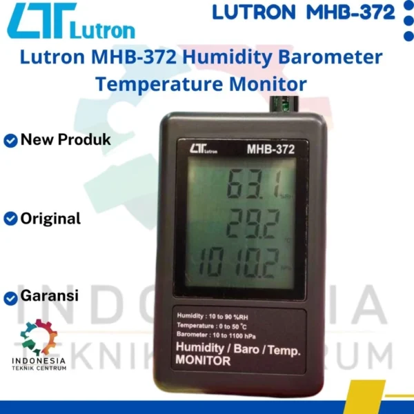 Lutron MHB-372 Humidity Barometer Temperature Monitor