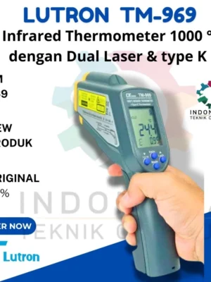 Lutron TM-969 Infrared Thermometer 1000 DC dengan Dual Laser & type K