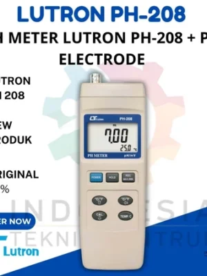 Lutron PH-208 pH Meter + Electrode | Alat Ukur pH Digital