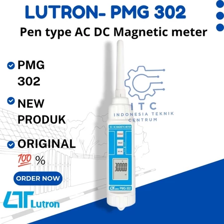 Lutron PMG-302 Pen Type AC DC Magnetic Meter alat ukur medan magnet AC dan DC