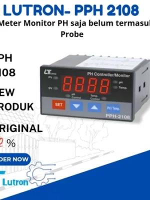 Lutron PPH-2108 Unit Meter Monitor pH – Unit Meter Saja Belum Termasuk pH Probe