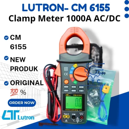 Lutron CM-6155C Clamp Meter 1000A AC/DC