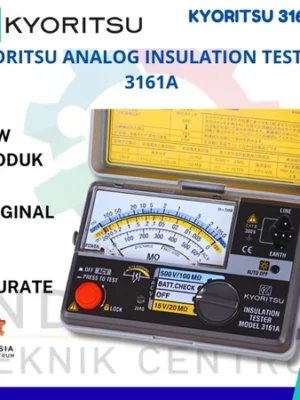 Kyoritsu 3161A Analog Insulation Tester alat ukur tahanan isolasi listrik analog 15V 500V
