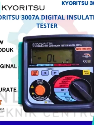 Kyoritsu 3007A Digital Insulation Continuity Tester Megger 1000V alat ukur tahanan isolasi dan kontinuitas listrik