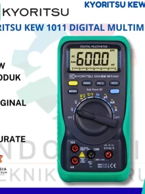 Digital Multimeter Kyoritsu KEW 1011 alat ukur tegangan arus resistansi kapasitansi frekuensi dan suhu