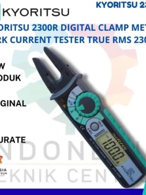 Kyoritsu 2300R Digital Fork Current Tester True RMS alat ukur arus AC DC 100A dengan sensor garpu dan fitur deteksi tegangan NCV.