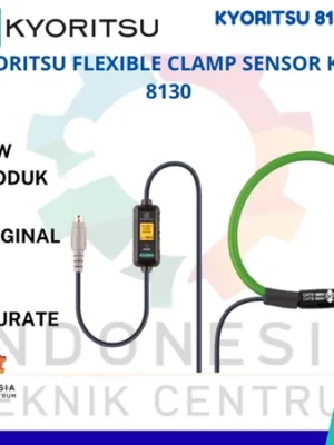 Kyoritsu KEW 8130 Flexible Clamp Sensor untuk pengukuran arus AC hingga 1000A dengan diameter konduktor maksimum 110 mm