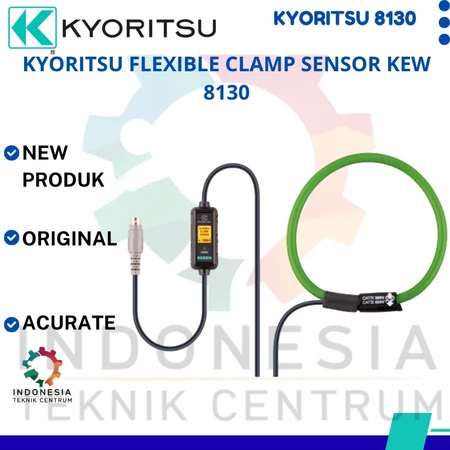 Kyoritsu KEW 8130 Flexible Clamp Sensor untuk pengukuran arus AC hingga 1000A dengan diameter konduktor maksimum 110 mm Kyoritsu KEW 8130 Flexible Clamp Sensor untuk pengukuran arus AC hingga 1000A dengan diameter konduktor maksimum 110 mm