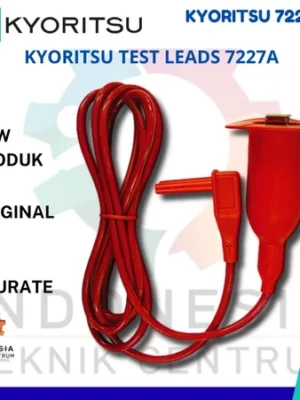 Kyoritsu Test Leads 7227A kabel pengujian 3 meter dengan line probe dan klip buaya untuk insulation tester Kyoritsu 3128.