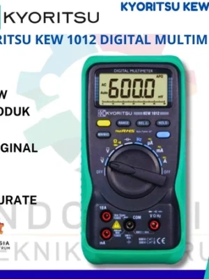 Digital Multimeter Kyoritsu KEW 1012 True RMS alat ukur tegangan arus resistansi dan frekuensi