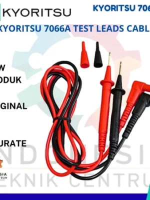 Kyoritsu 7066A Test Leads Cable Original kabel probe multimeter panjang 1100 mm dengan konektor plug 4 mm