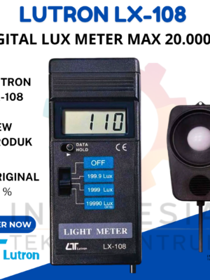LUTRON LX-108 Digital Lux Meter Max 20.000 Lux