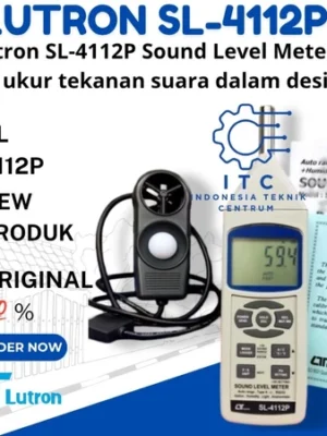 Lutron SL-4112P Sound Level Meter alat ukur tekanan suara dan tingkat kebisingan dalam satuan desibel dB