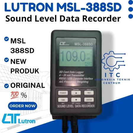 Lutron SL-4112P Sound Level Meter alat ukur tekanan suara dan tingkat kebisingan dalam satuan desibel dB Lutron SL-4112P Sound Level Meter alat ukur tekanan suara dan tingkat kebisingan dalam satuan desibel dB