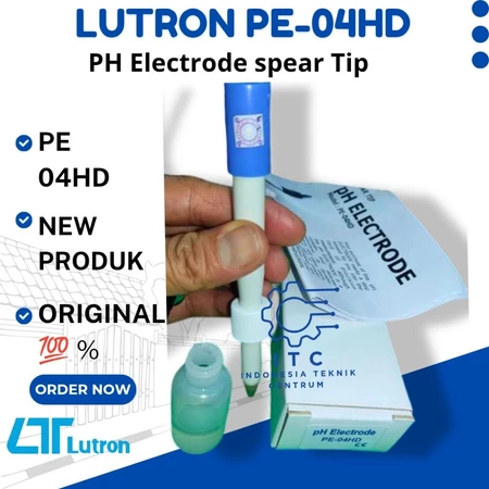 Lutron PE-04HD pH Electrode Spear Tip elektroda pH ujung runcing untuk alat ukur pH