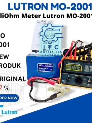 MilliOhm Meter Lutron MO-2001 alat ukur resistansi listrik rendah