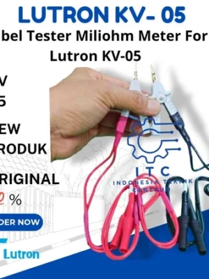Kabel tester Lutron KV-05 untuk aksesori milliohm meter pengukuran resistansi rendah