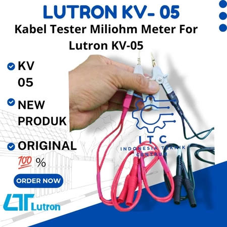 Kabel tester Lutron KV-05 untuk aksesori milliohm meter pengukuran resistansi rendah Kabel tester Lutron KV-05 untuk aksesori milliohm meter pengukuran resistansi rendah