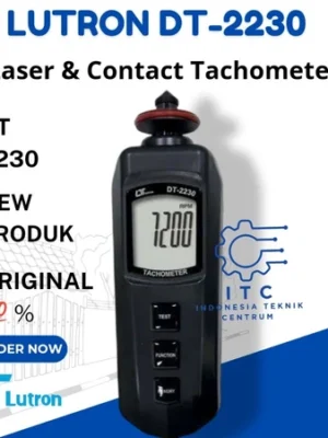 Lutron DT-2230 Laser & Contact Tachometer alat ukur kecepatan putaran mesin RPM