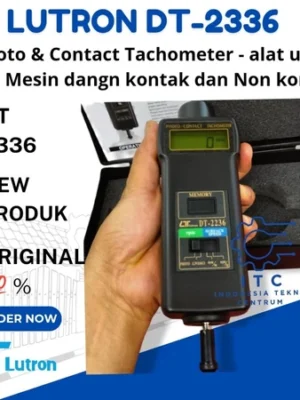 Lutron DT-2236 Digital Photo Contact Tachometer alat ukur kecepatan putaran mesin RPM optik dan kontak