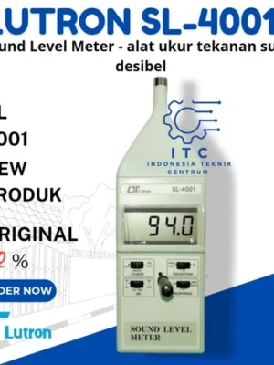 LUTRON SL-4001 Sound Level Meter alat ukur tingkat kebisingan dan tekanan suara dalam satuan desibel dB