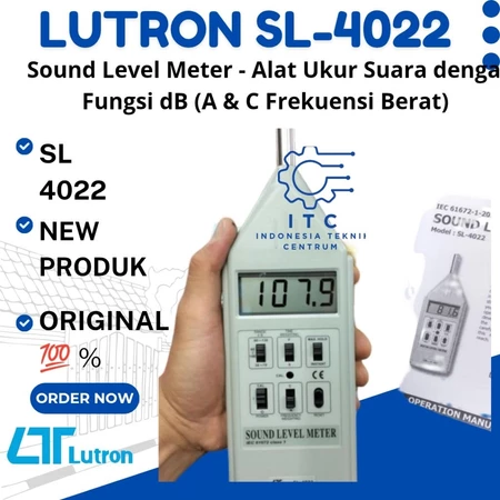 Lutron SL-4030 Sound Level Meter alat ukur tekanan suara dan tingkat kebisingan dalam satuan desibel dB Lutron SL-4030 Sound Level Meter alat ukur tekanan suara dan tingkat kebisingan dalam satuan desibel dB