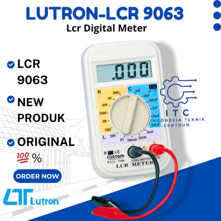 LUTRON LCR-9063 Digital LCR Meter alat ukur komponen elektronika LUTRON LCR-9063 Digital LCR Meter alat ukur komponen elektronika