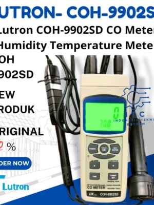 Lutron COH-9902SD CO Meter Humidity Temperature Meter alat ukur karbon monoksida kelembapan dan suhu dengan fitur data logging kartu SD