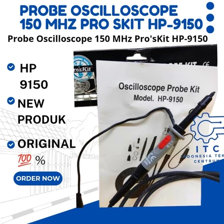 Probe Oscilloscope 150 MHz Pro'sKit HP-9150 untuk pengukuran dan analisis sinyal elektronik menggunakan osiloskop