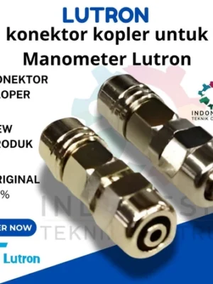 Konektor Kopler Manometer Lutron Original Stainless Steel