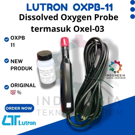 Lutron OXPB-11 Dissolved Oxygen Probe termasuk Oxel-03 untuk pengukuran oksigen terlarut