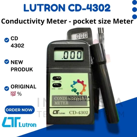 Lutron CD-4302 Conductivity Meter alat ukur konduktivitas air Lutron CD-4302 Conductivity Meter alat ukur konduktivitas air