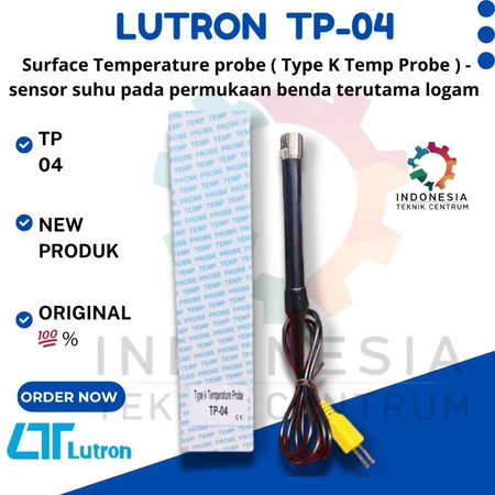 Lutron TP-04 Surface Temperature Probe Type K sensor suhu permukaan logam