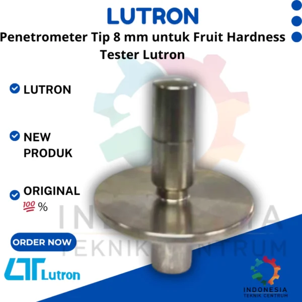 Penetrometer Tip 8 mm untuk Fruit Hardness Tester Lutron Penetrometer Tip 8 mm untuk Fruit Hardness Tester Lutron