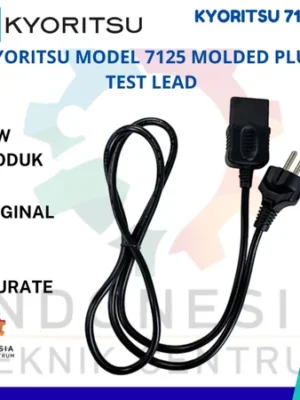 Kyoritsu Model 7125 Molded Plug Test Lead kabel pengujian listrik 1,5 meter dengan konektor European SHUKO