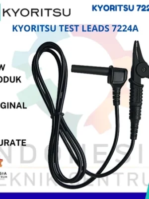 Kyoritsu Test Leads 7224A Earth Cord 1.500 mm kabel pembumian untuk insulation resistance tester