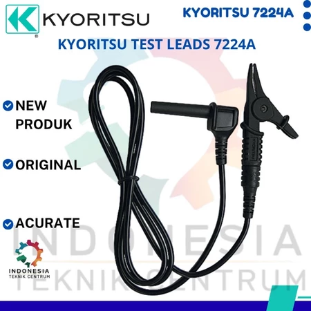 Kyoritsu Test Leads 7224A Earth Cord 1.500 mm kabel pembumian untuk insulation resistance tester