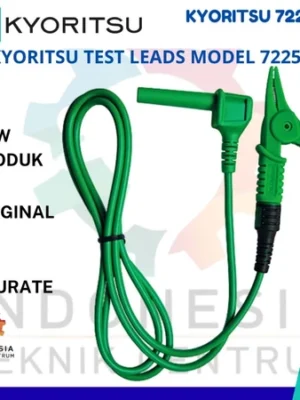 Kyoritsu Test Leads Model 7225A Guard Cord 1500 mm CAT IV 600 V untuk insulation tester