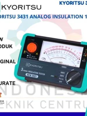 Kyoritsu KEW 3431 analog insulation tester 1000V alat ukur tahanan isolasi listrik