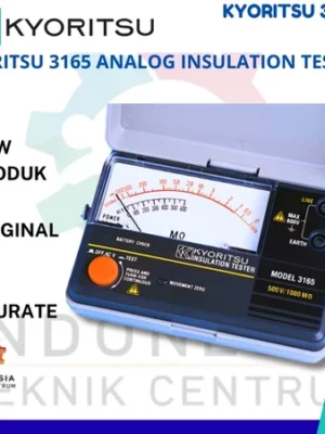 Kyoritsu 3165 Analog Insulation Tester 500V 1000MΩ alat ukur tahanan isolasi listrik analog