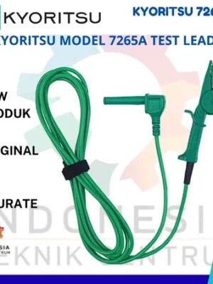 Kyoritsu Model 7265A Test Leads kabel guard 3 meter CAT IV 600V untuk insulation tester
