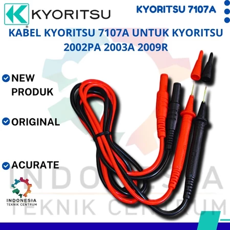 Kabel Kyoritsu 7107A test lead 1,1 meter untuk clamp meter Kyoritsu 2002PA 2003A dan 2009R